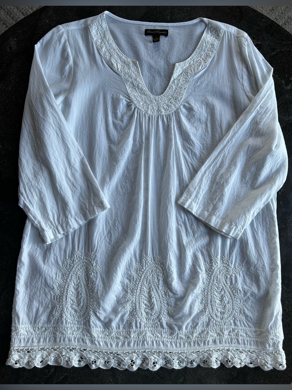 Sweet Magnolia | 3/4 Sleeve Boho Blouse